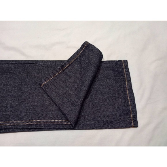 Sears Roebuck boys jeans size 16 dark wash 100% cotton mid rise adjustable wiast - Picture 6 of 11